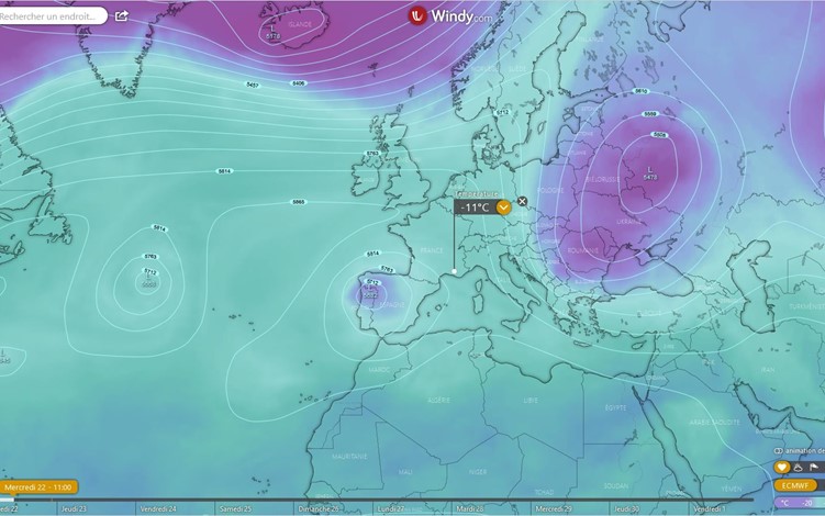 Meteo Formation Int R T De La Carte Hpa Pour La Pr Vision M T O