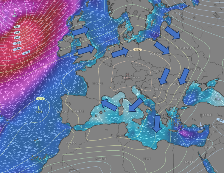 meteoformation Naviguer en Méditerranée sans risque de vent fort
